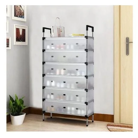 Étagère à chaussures robuste et durable, étagère à chaussures à 7 niveaux