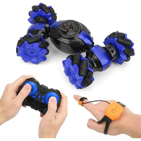 VOITURE TÉLÉGUIDE CASCADEUR COMMANDE PAR MAIN, jouet pour garçon avec lumière
