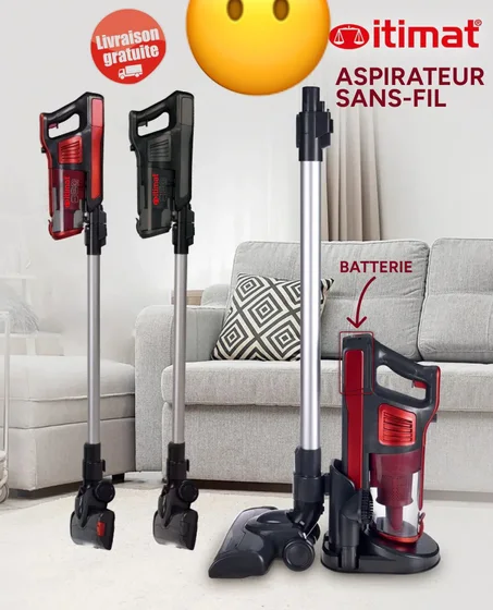 timat Cordless vacuum cleaner 2000W Aspirateur sans fil itimat