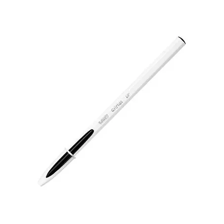 BIC Cristal UP - Stylo à bille - Noir - pointe moyenne