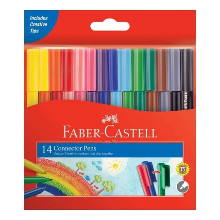 12 FEUTRES – FABER CASTEL – CONNECTOR PENS REF 153012