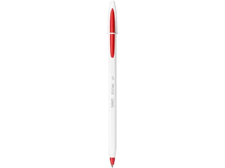 BIC Cristal UP - Stylo à bille - rouge - pointe moyenne