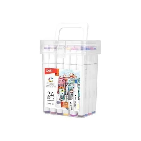 Sketch Marker Pen Boite de 24 couleur DELI