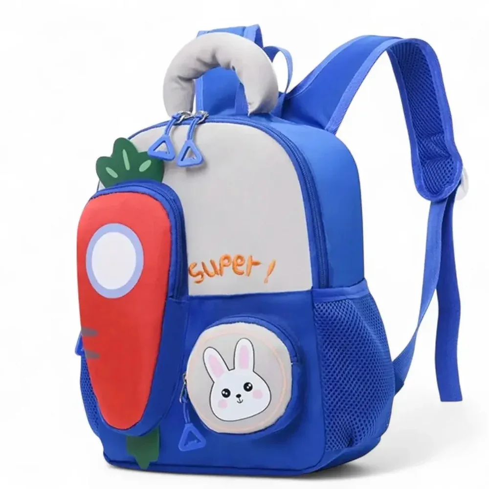 Sac à Dos Enfant Carotte Lapin Bleu