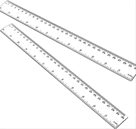 RÈGLE 30 CM TRANSPARENTE