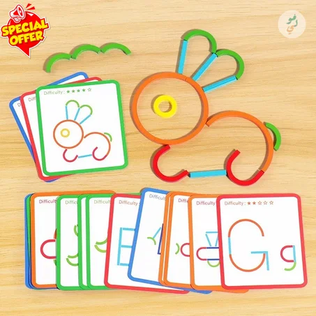 🎮 لعبة العبقري الصغير ✨ تعلّم الحروف والأشكال بطريقة ممتعة وذكية 🧠