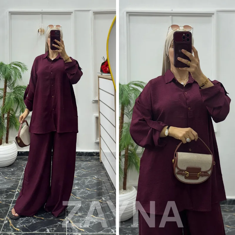 ensemble lin casual over size