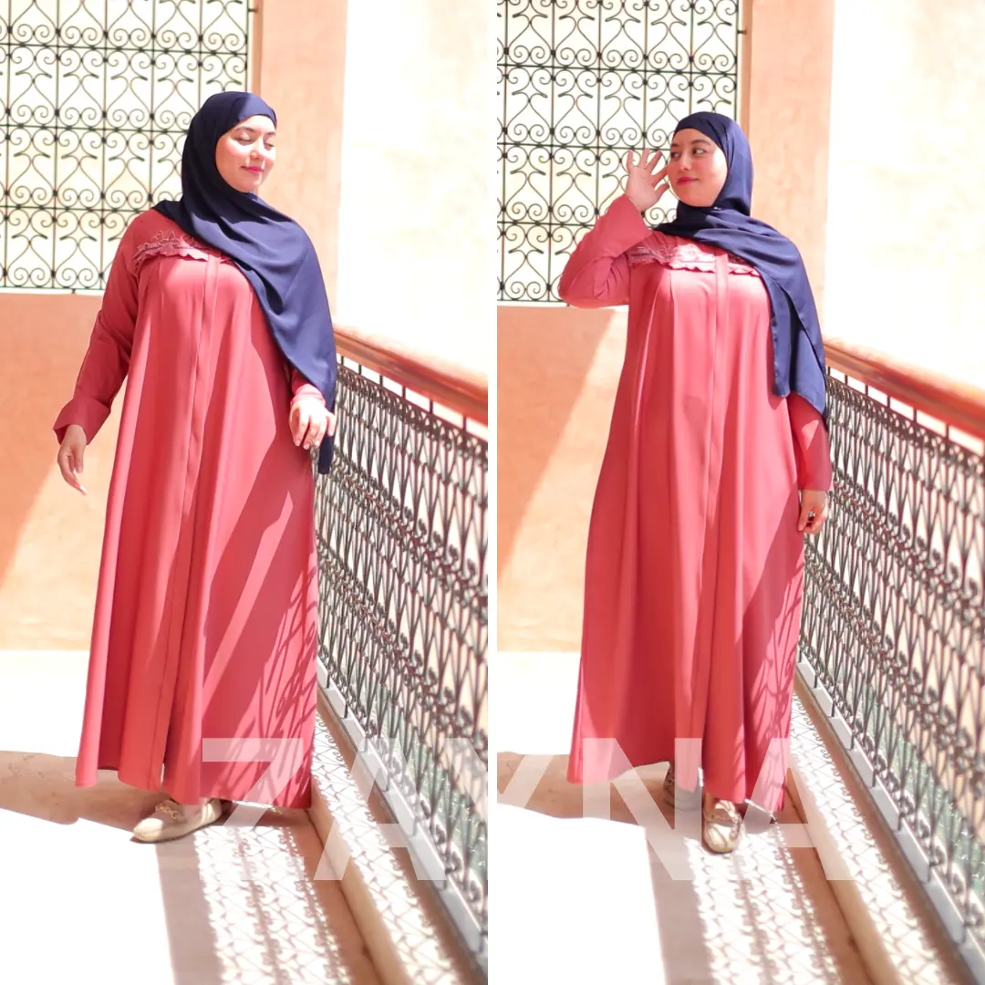 عباية بالطرزة كريب برادا