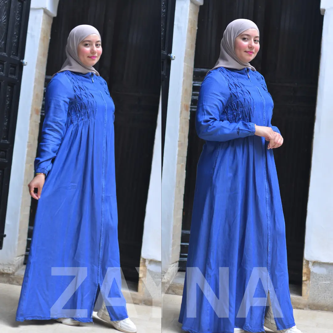 كسوة دجين بالسنسلة موتيف  ref400