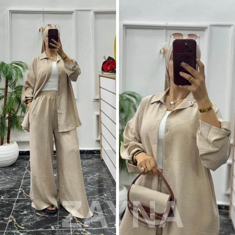 ensemble lin casual over size