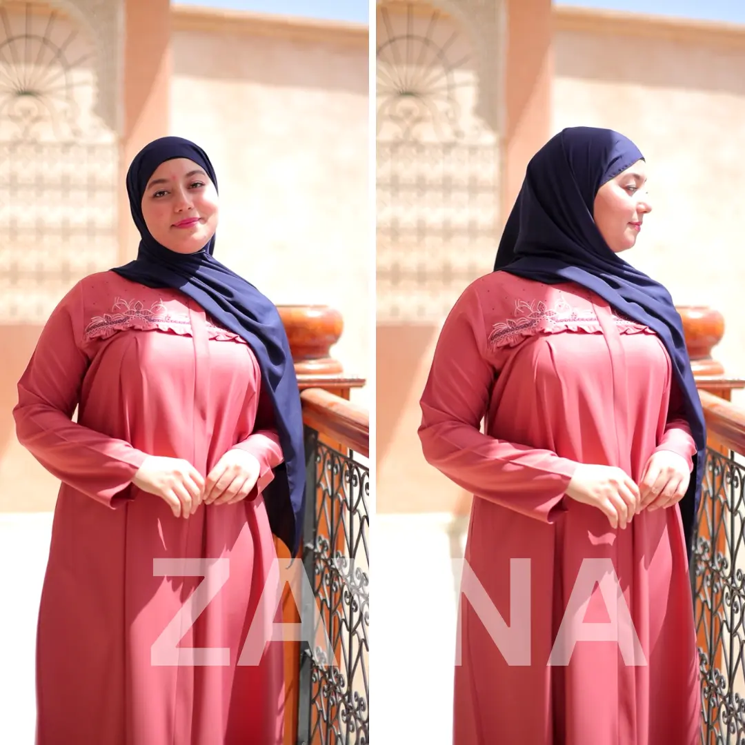 عباية بالطرزة كريب برادا