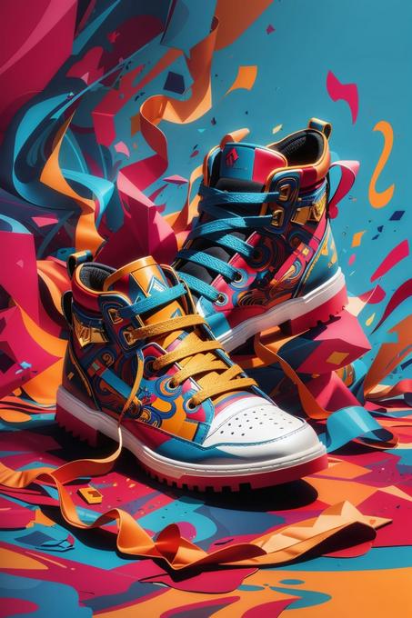 مجموعة متنوعة من الأحذية