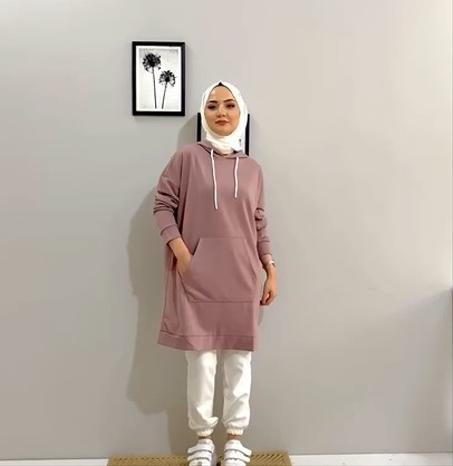 قطن 100%، مع السروال  capuchon   (التوصيل بالمجان)