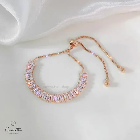 Une bracelet Très chic en acier inoxydable rosé ✨