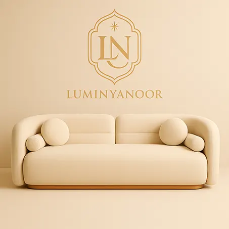 Modern Curved 3-Seater Sofa