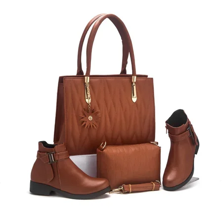 👜✨ طقم نسائي أنيق – 3 قطع متناسقة بسعر مميز