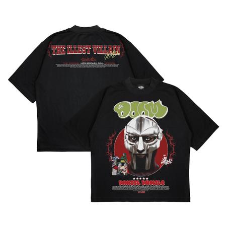 MF DOOM Mask Graphic Oversized T-Shirt – Underground Hip-Hop Legend Tee