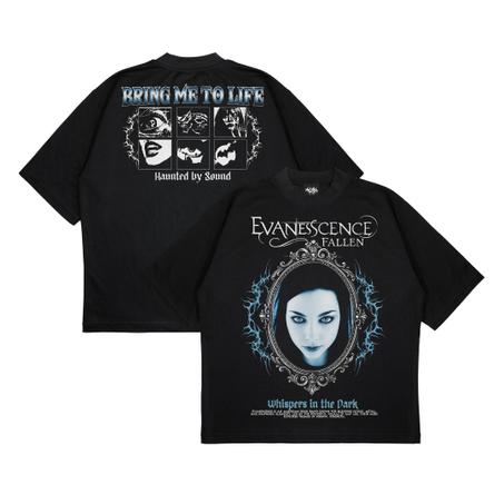 Evanescence Oversized T-Shirt – Gothic Rock Band Graphic Tee