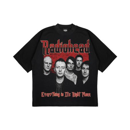 Radiohead Oversized T-Shirt – Vintage Alternative Rock Graphic Tee