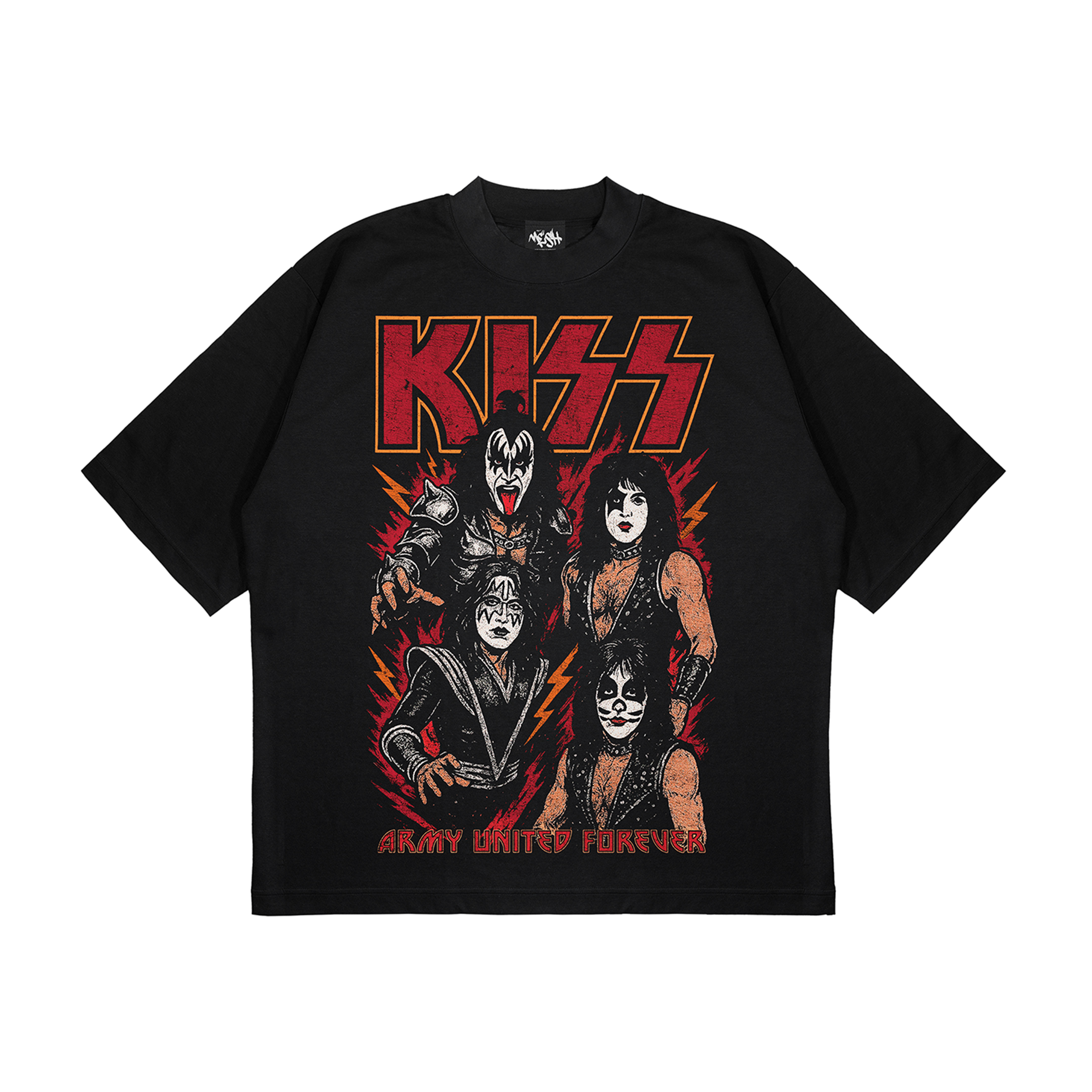 KISS Oversized T-Shirt – Vintage Rock Legends Graphic Tee
