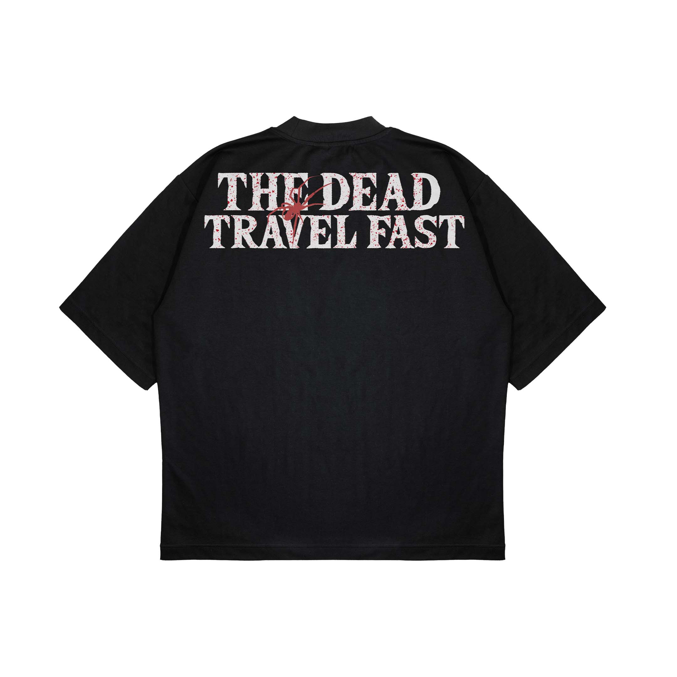 Vampire Gothic Oversized T-Shirt – Dark Aesthetic Blood & Shadows Tee