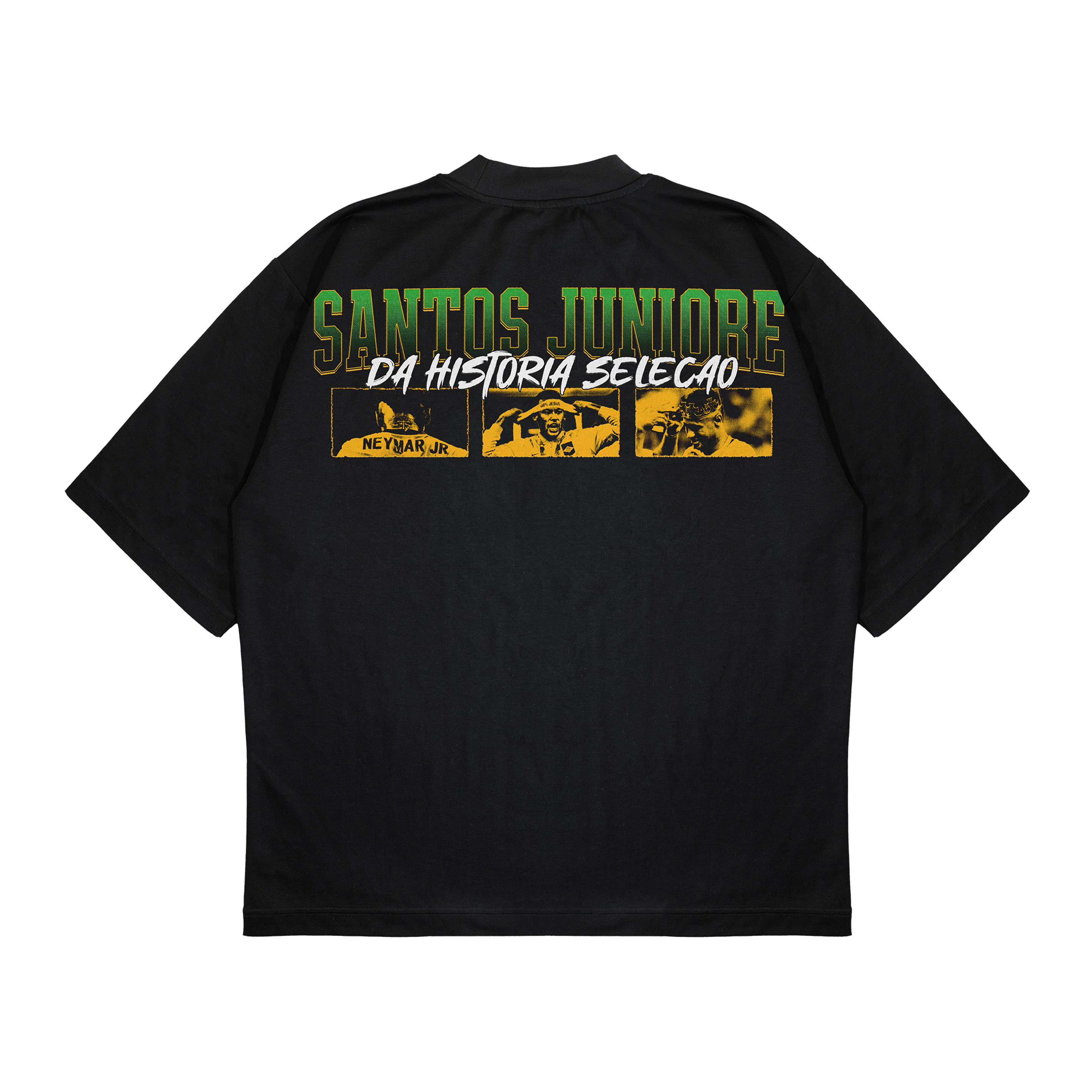 Neymar Jr Oversized T-Shirt – Brazilian Football Star Graphic Tee