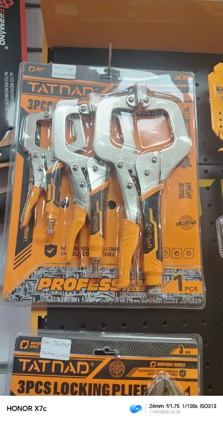 3 pinces étaux serre joint TATNAD