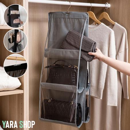 Rangement Pour Sac À Main Suspendu Tridimensionnel Anti-Poussière
