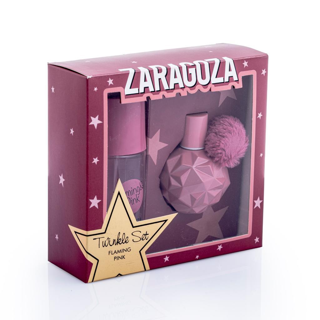 ZARAGOZA TWINKLE SET FLAMING PINK