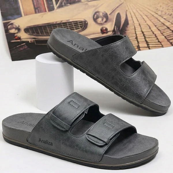 Sandales confortables à double bride pour hommes  02