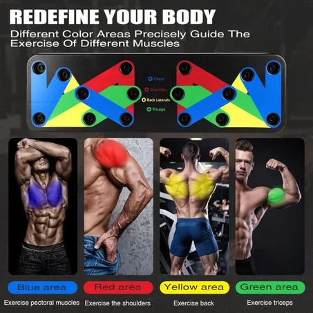 Foldable Workout Equipment Practical Push up Board for Home Fitness