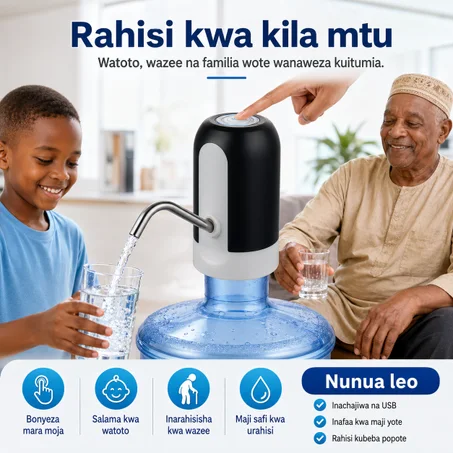 Electric bottle water pump