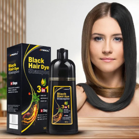 Black hair shampoo