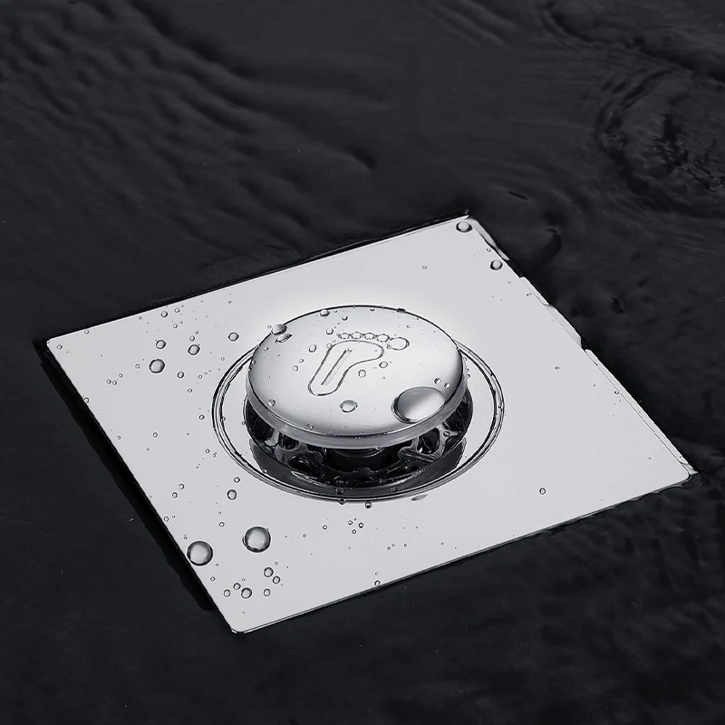 💧Grille de siphon de douche avec ressort