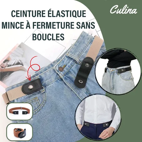 Ceinture Élastique Mince À Fermeture Sans Boucles Aux Jeans Pantalons, Robes, Pour Hommes, Femmes, Et Enfants