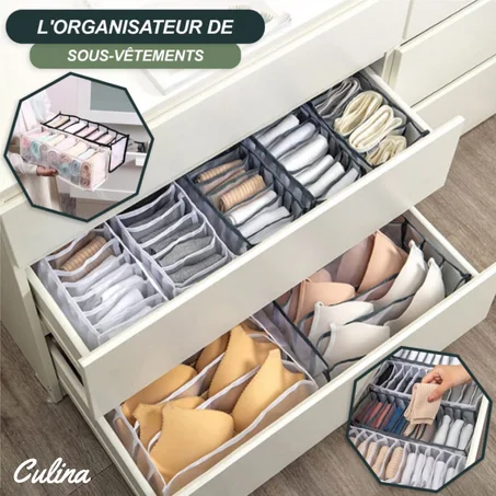 L'ORGANISATEUR DE SOUS-VÊTEMENTS PACK 3Pcs /6Pcs / 9Pcs