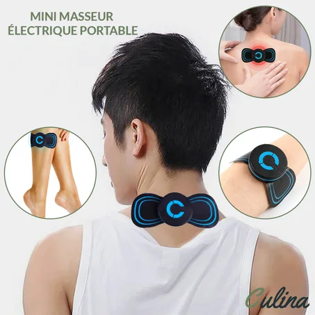 Masseur Portable Pour Le Cou Et Le Corps,électrique Intelligent Pour Soulager Les Muscles Et Améliorer Les Méridiens (c)