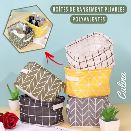 Boîtes De Rangement Polyvalentes Pliables (c)