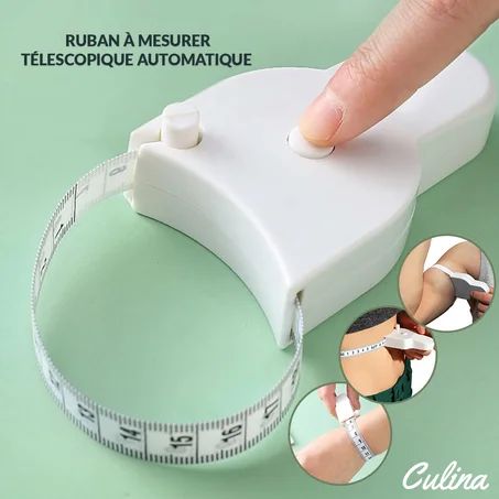 Ruban De Mesure Précise Rétractable Automatique En Pvc Souple 150 Cm Pour Le Corps Les Bras Les Jambes (copy)