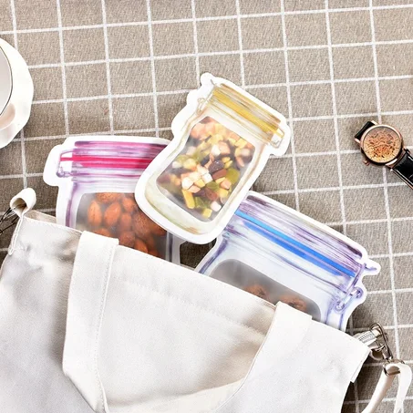 15 Sachets De Rangement Des Aliments Réutilisable- Organisateur Réfrigérateur (c)