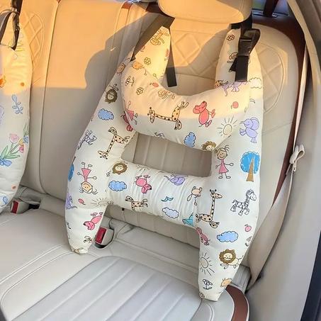 🧸 وسادة السفر الذكية للأطفال – راحة وأمان أثناء كل رحلة!