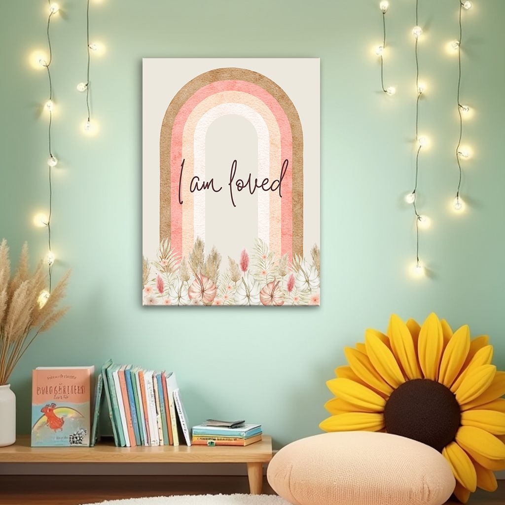 You Are Loved – Rainbow Quote