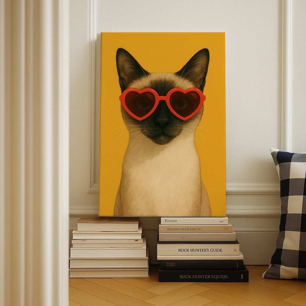 Siamois à lunettes