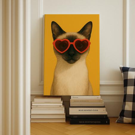 Siamois à lunettes
