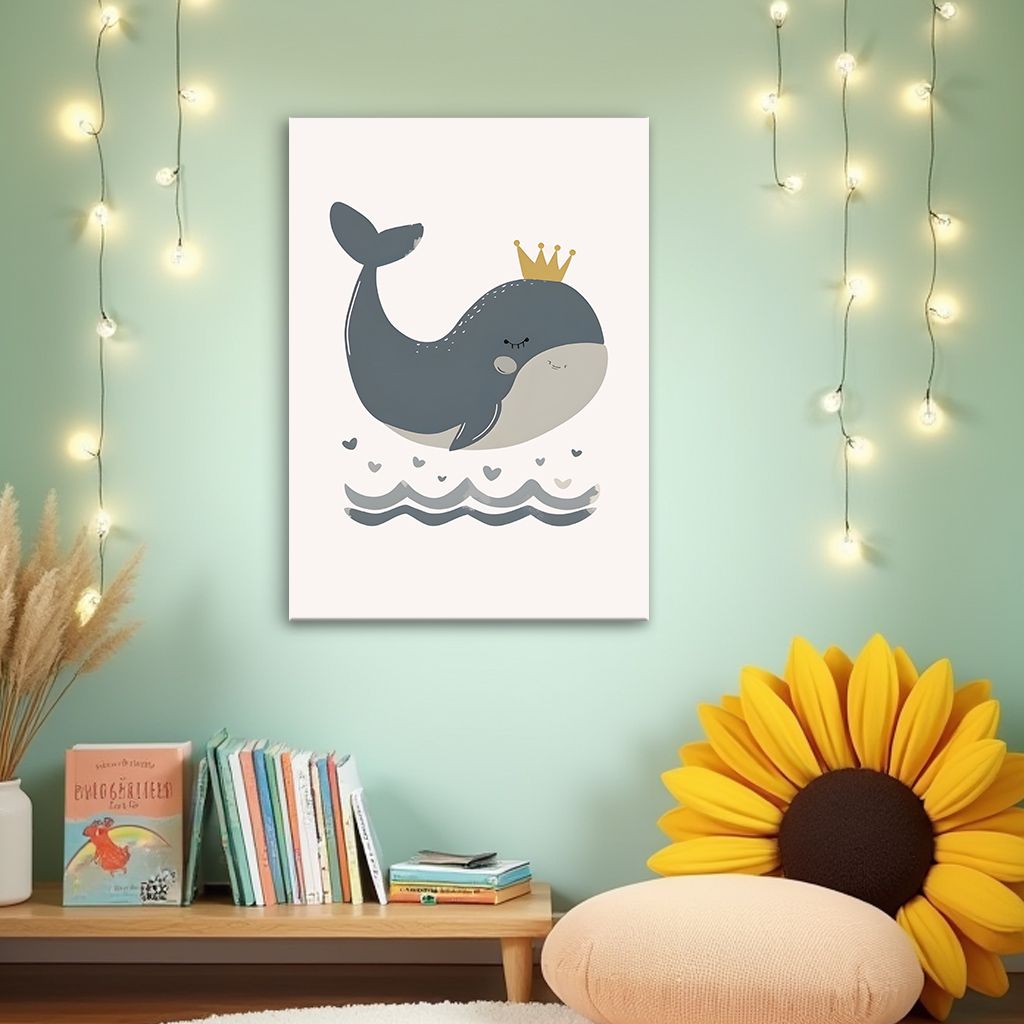 Whale with Waves