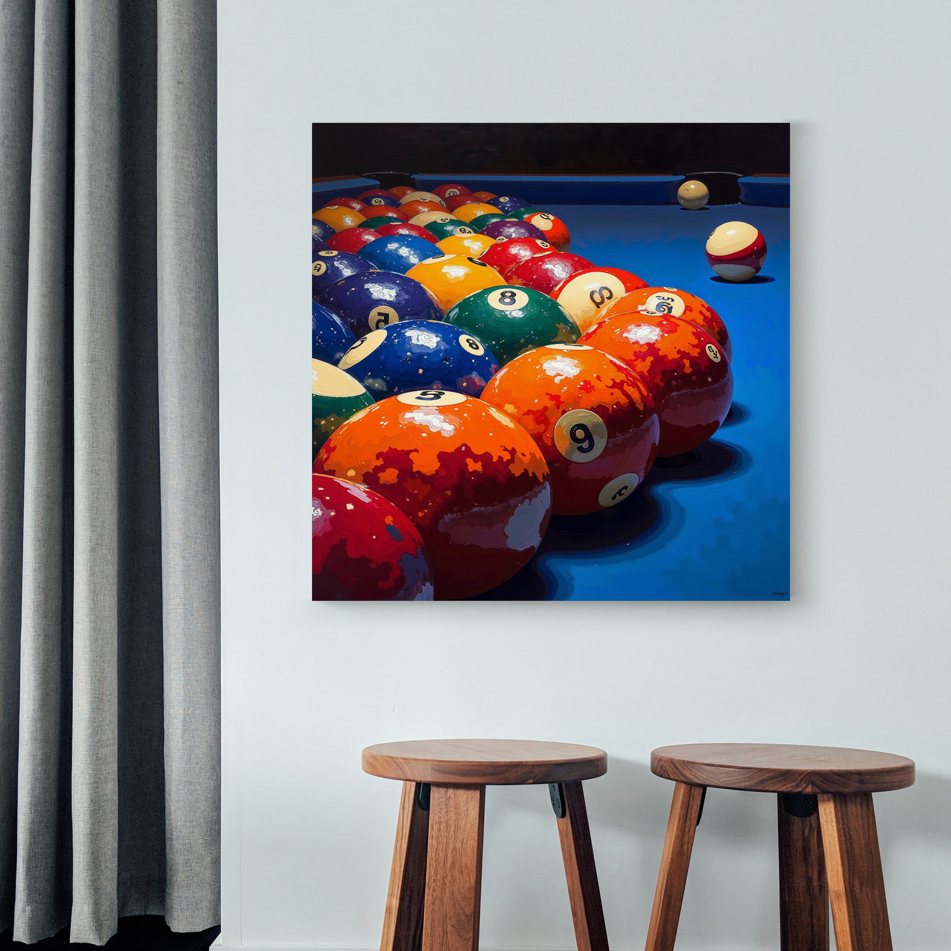 Billard (60x60cm)