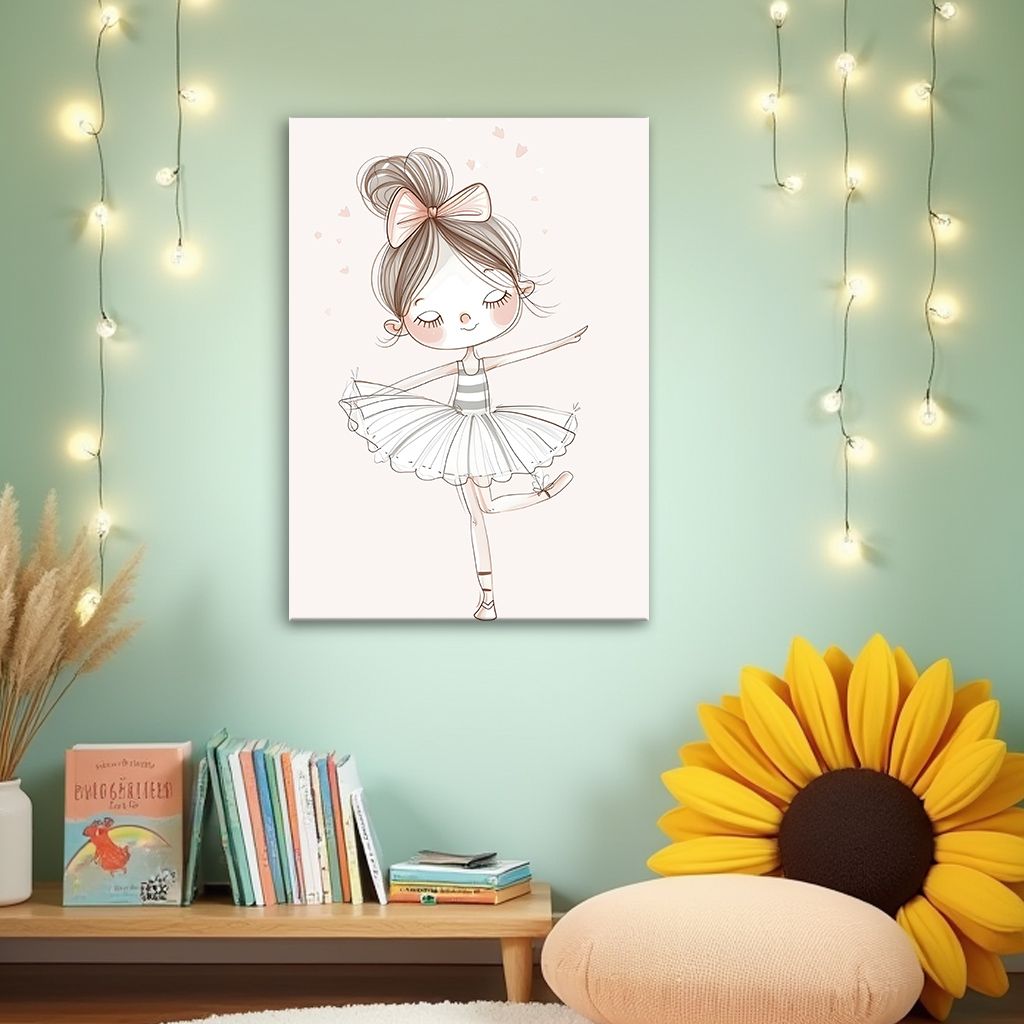 Ballerina Girl Sketch