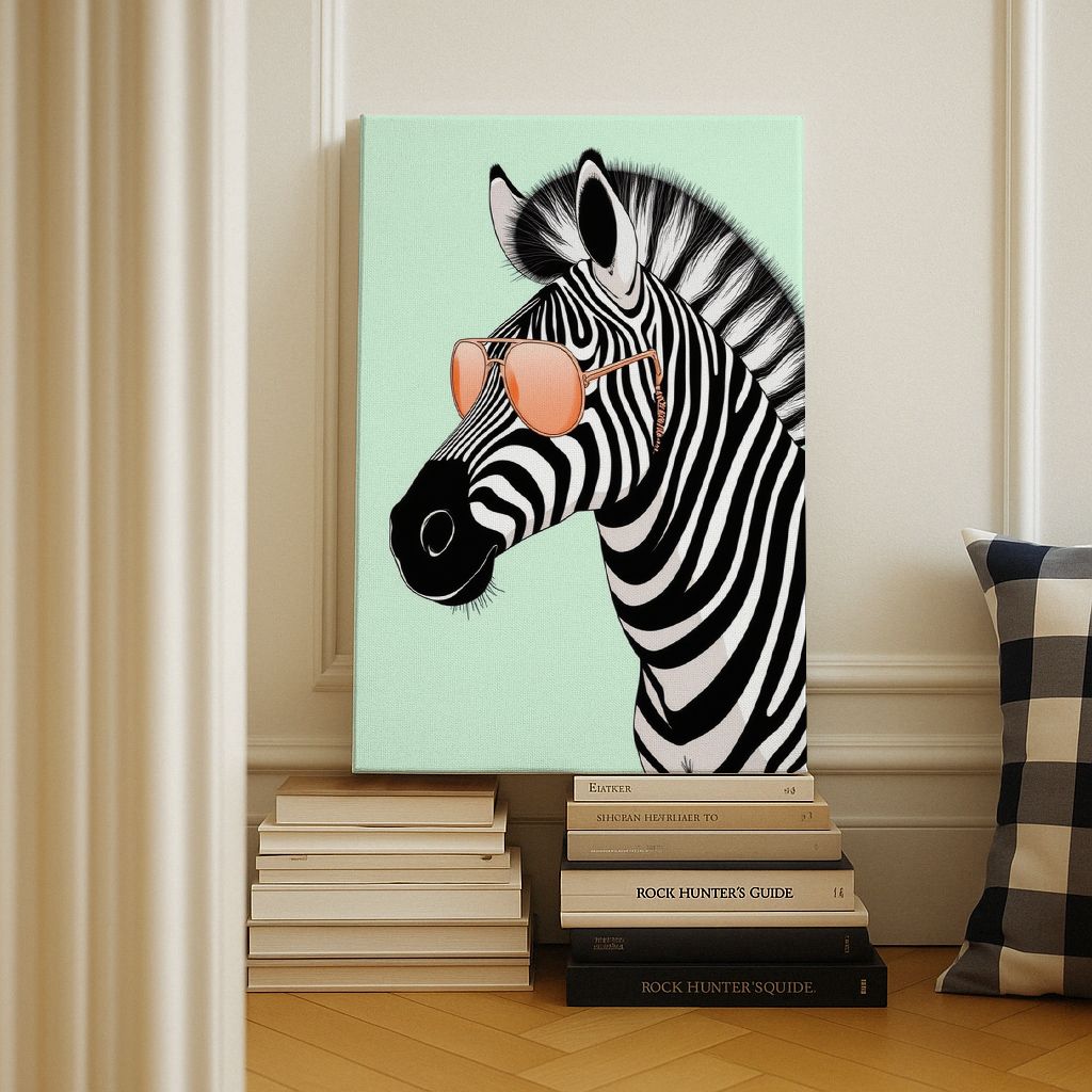 Zebre à lunettes