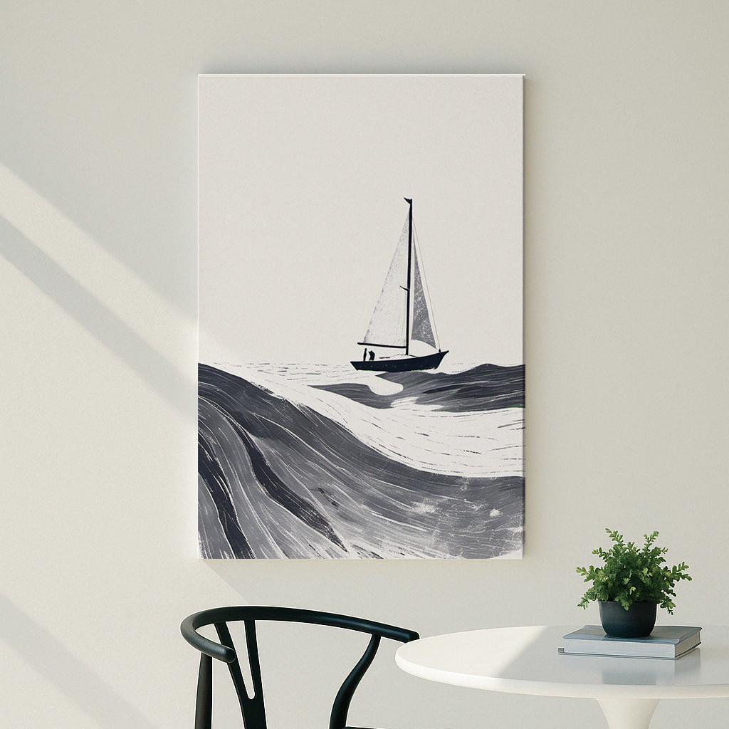 Voilier Monochrome