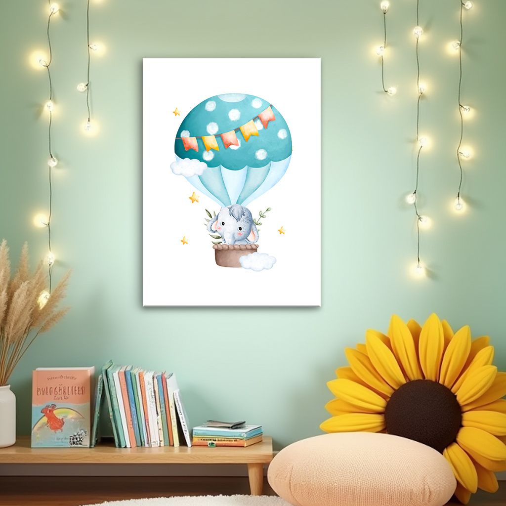 Elephant with Balloons